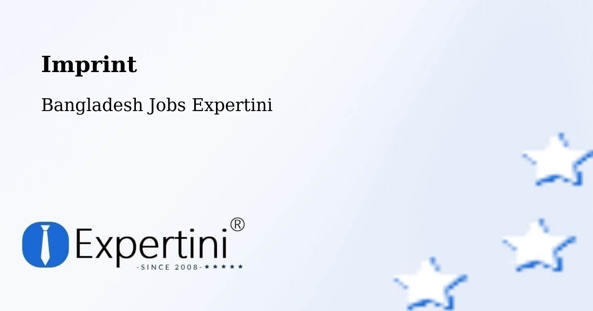 Imprint – Pīrgaaj - Bangladesh Jobs Expertini